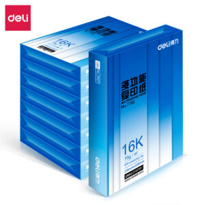 得力7408复印纸16k-70g-8包(白色)