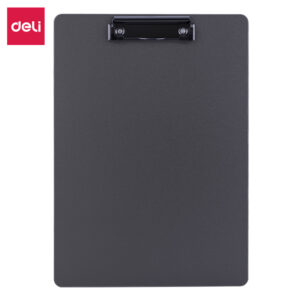 得力64502_A4发泡PP单板夹(灰色)(个)