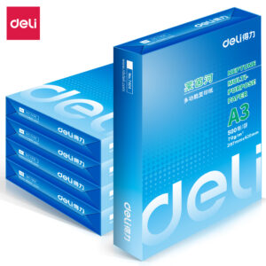 得力7406莱茵河复印纸(A3-70g-5包)(包)