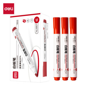 得力思达6817优逸白板笔(红)(支)