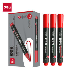 得力思达6881记号笔(红)(支)