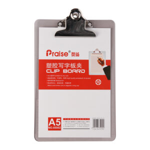 赞扬85002塑料板夹A5蝴蝶夹