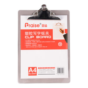 赞扬85001塑料板夹A4蝴蝶夹