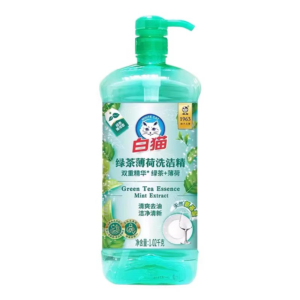 白猫绿茶薄荷洗洁精1.02KG