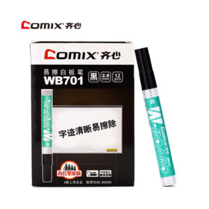 齐心WB701易擦白板笔(黑)(支)