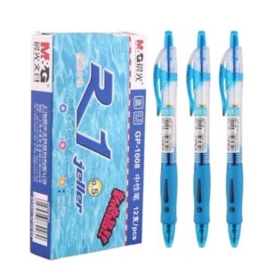 晨光1008按动中性笔0.5mm弹簧头(蓝)(支)