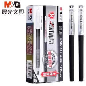 晨光1821A按帽中性笔 0.5mm 考试必备  子弹头 (黑)(支)