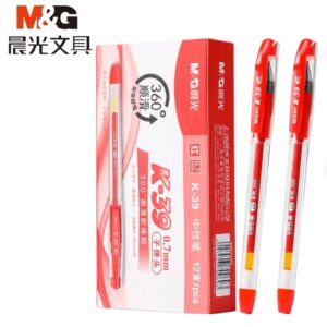 晨光K39B按帽中性笔 0.7mm子弹头(红)(支)