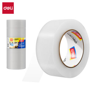 得力30184封箱胶带45mm*150y*45um(6卷/筒)(普透)