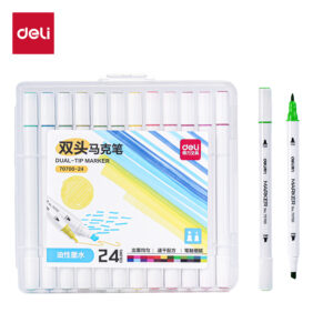 得力70700-24色儿童马克笔(混)(盒)