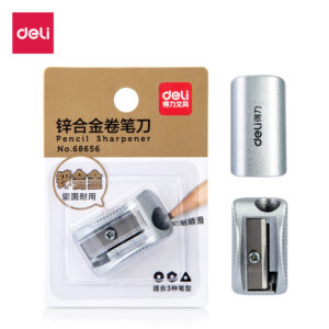 得力68656卷笔刀(银色)(卡)