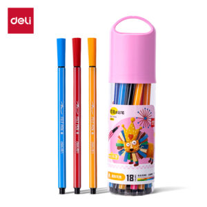 得力6953水彩笔18色(粉)