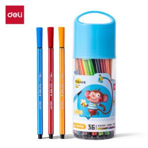 得力6955水彩笔36色(蓝)