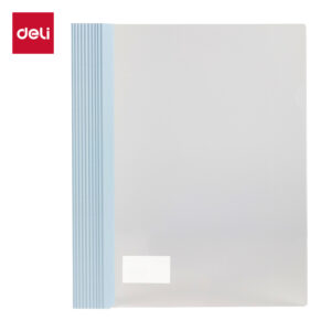 得力5538_6mm果冻晴天水滴抽杆夹(蓝)(个)