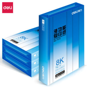 得力7411复印纸8k-70g-4包(白色)
