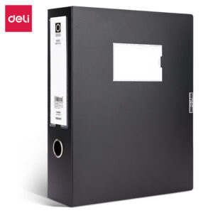 得力5604_75mm档案盒(黑)(个)