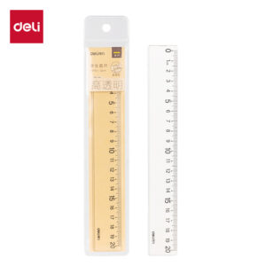 得力79754直尺20cm(透明本色)(把)