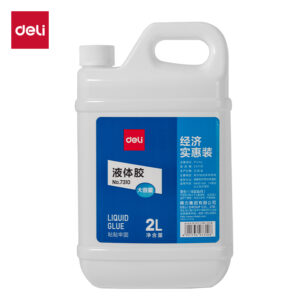 得力7310液体胶(透明)(2L/瓶)