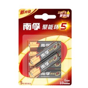 南孚 碱性电池 LR06 5号 1.5V 6节/卡
