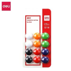 得力7823磁钉φ15mm(混)(12个/卡)