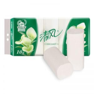 清风 无芯卷纸 B01BLM 4层 138*180mm 1000克/提 10卷/提 8提/箱 木浆