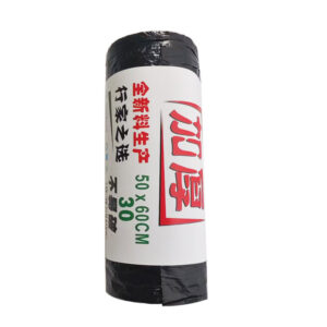 利得0112全新料 加厚垃圾袋 50*60cm 30只/卷 黑色