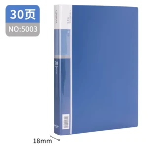 得力5003_30页资料册(深蓝)(个)