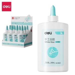 得力9625白胶(白色)(240ml/瓶)