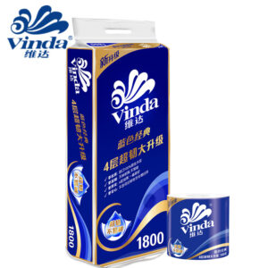 维达 蓝色经典卷纸 V4028 138*108mm 4层 180克/卷