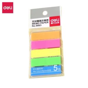 得力9063指示标签12*44mm(混)(袋)