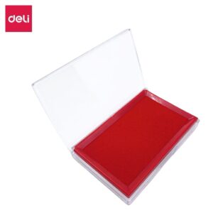 得力9864快干印台(红)(只)