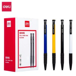 得力6546圆珠笔0.7mm子弹头(黑)