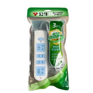 公牛 转换器 GN-607 3m 4位 总控 蓝白