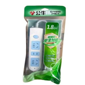 公牛 插排 GN-606 1.8m 3位 总控 蓝白