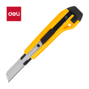 得力2041美工刀(黄色)