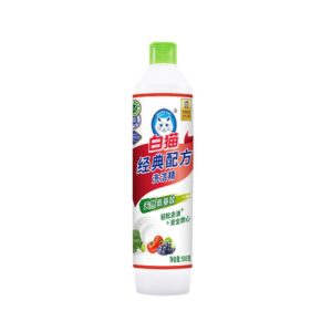 洗洁精白猫 洗洁精 500g 经典配方 白瓶装