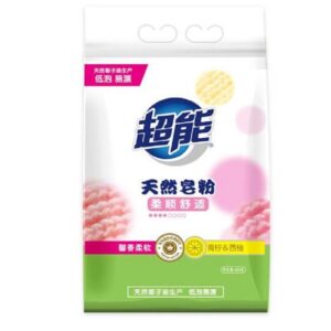 超能 洗衣粉 680g超能天然皂粉 馨香柔软 青柠&西柚