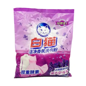 白猫 洗衣粉 480g 洁净香氛 双重酵素 薰衣草芬芳