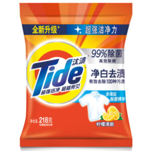 汰渍 净白去渍升级洗衣粉 218g 柠檬清新型