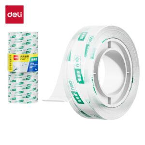 得力30065易撕型文具胶带18mm*30y*38um(高透)(8卷/筒)