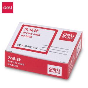 得力0019大头针(50克/盒)