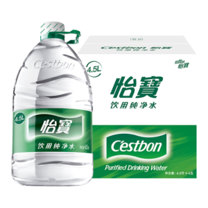 怡宝 饮用纯净水4.5L*4桶