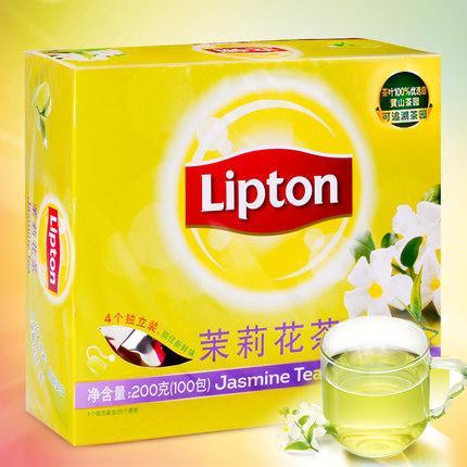 立顿(Lipton)S100-63916250#茉莉花茶茶包200g(2g*100袋)/盒