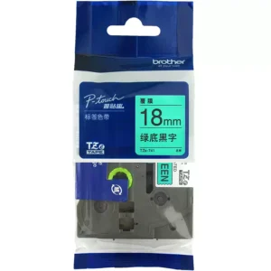 兄弟标签色带 TZe-441  18MM绿底黑字 原装正品