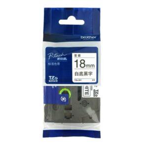 兄弟标签色带 TZe-241  18MM白底黑字 原装正品
